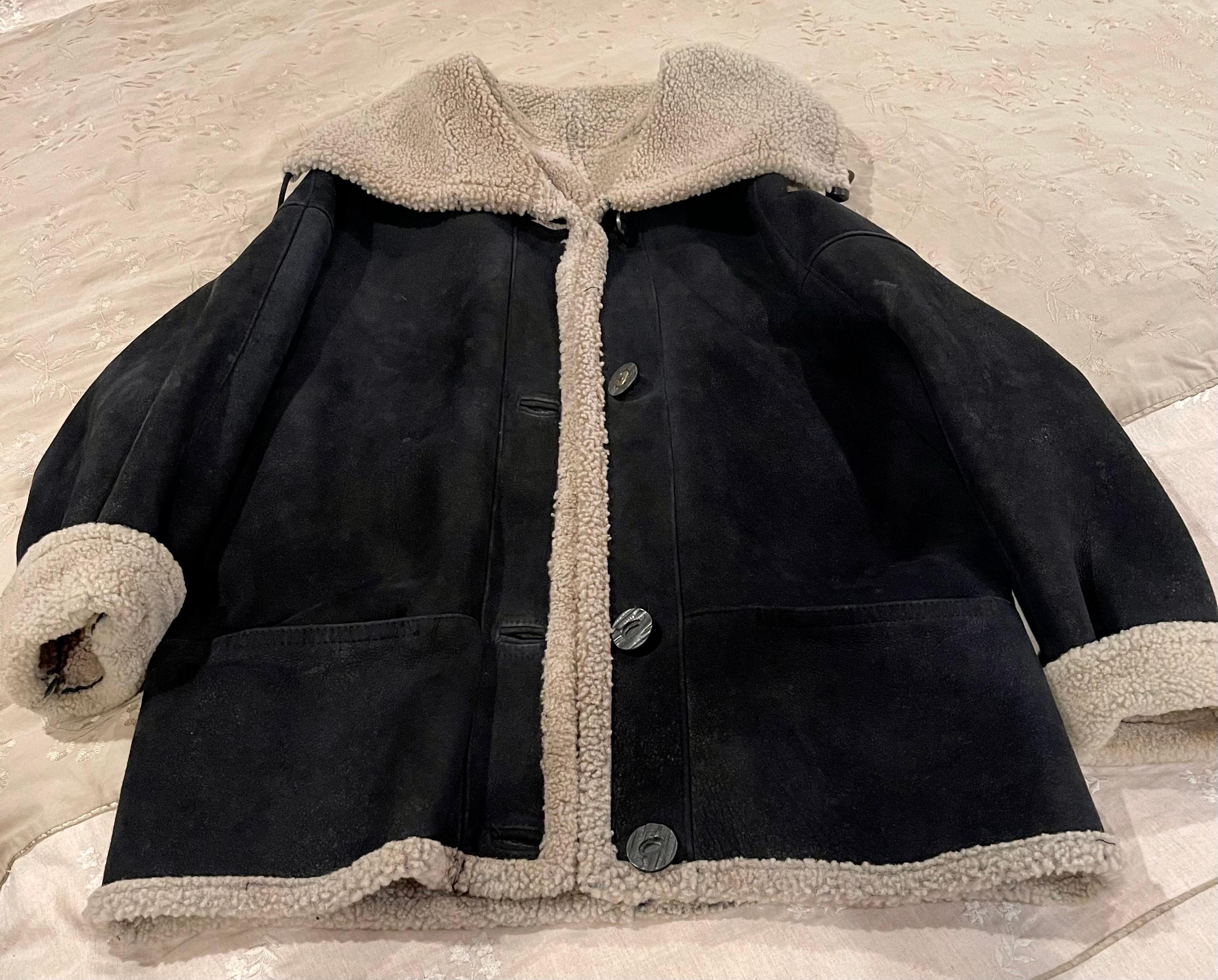 Maximilian  Shearling Alta Moda @ Bloomingdale's Coat/ Jacket Female Size Small  3