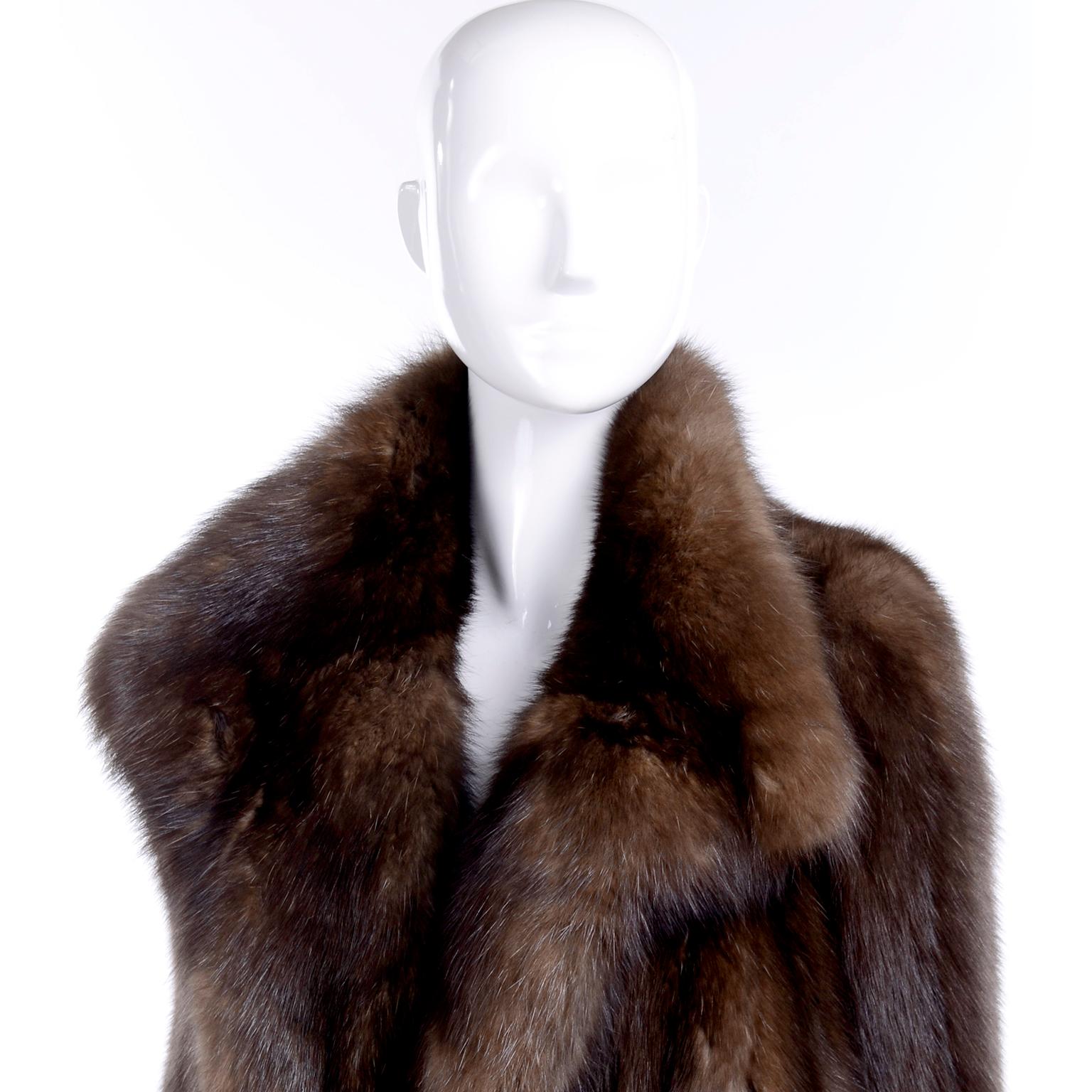 Maximilian Vintage Russian Sable Mink Fur Cape 5