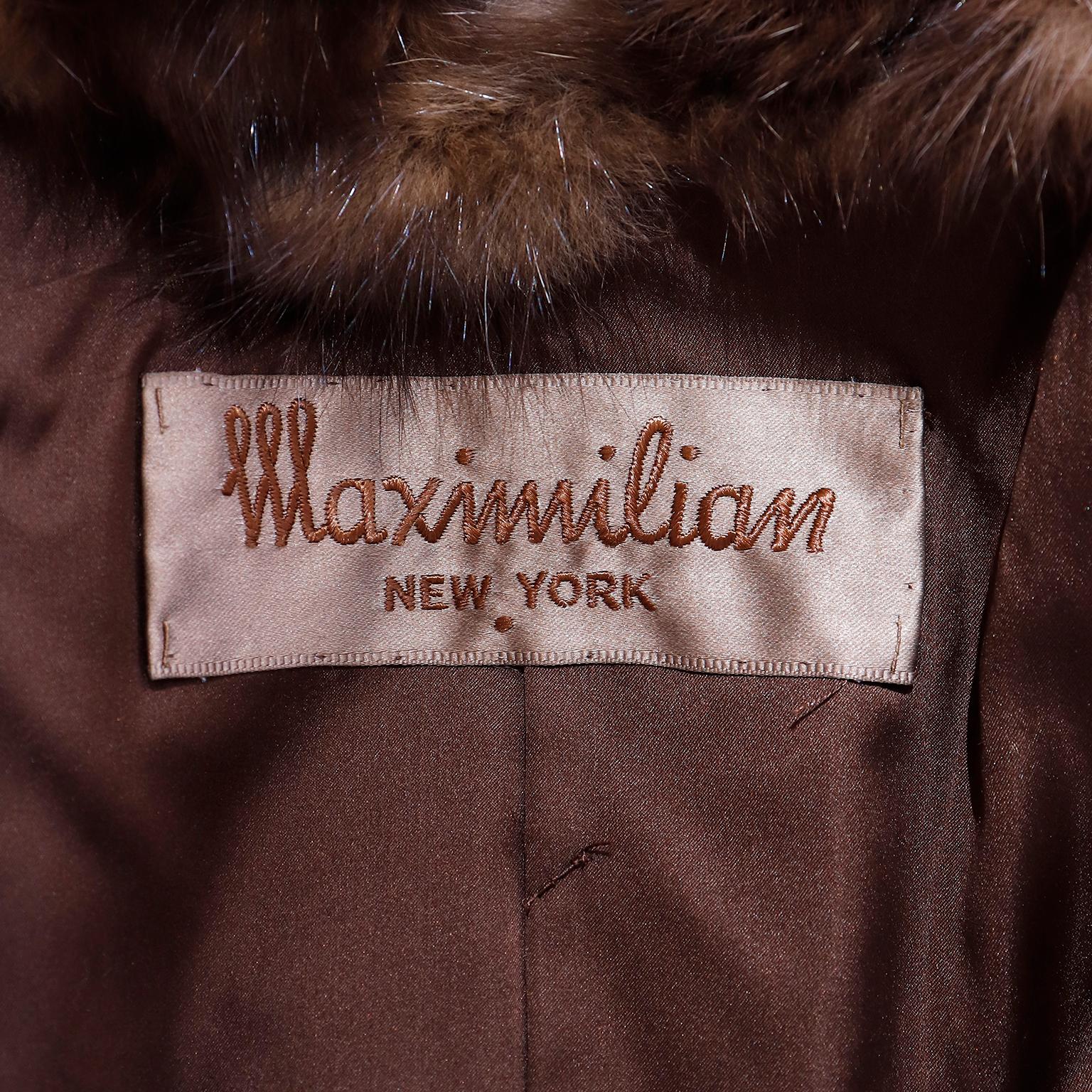 Maximilian Vintage Russian Sable Mink Fur Cape 10