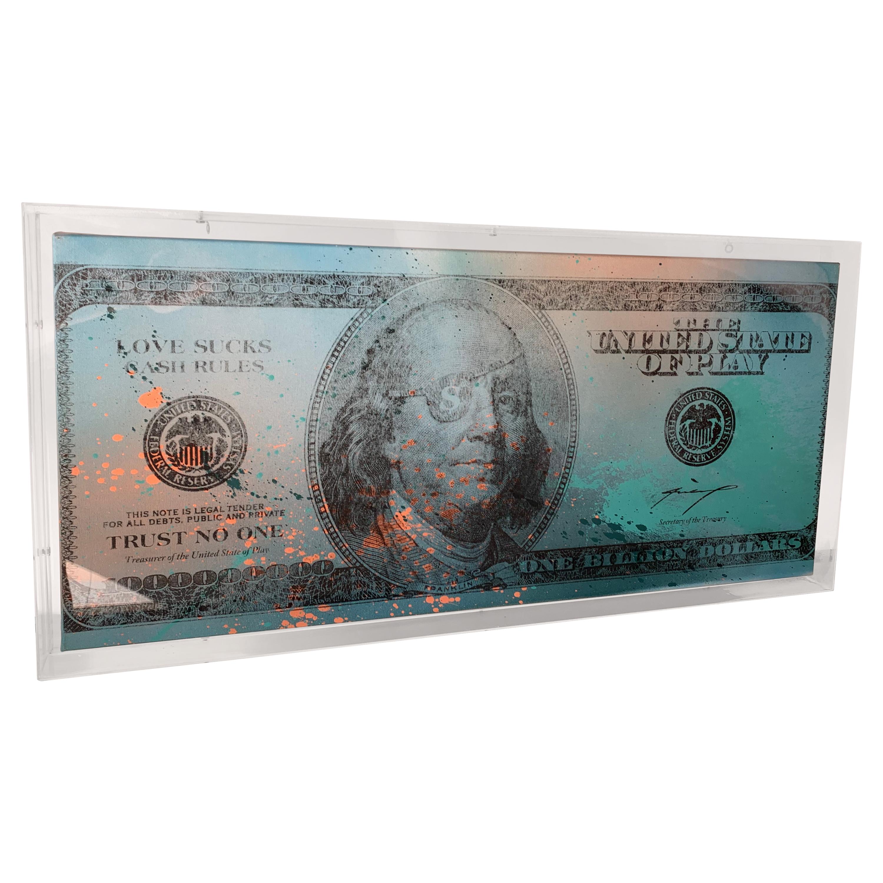 Maximilian Wiedemann, Sculpture "Billion Dollar bill", 2015