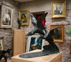Maximilien FIOT, The Flight of the Ducks Sculpture, 1910s