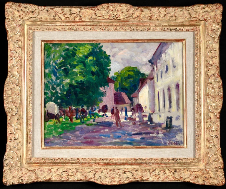 Maximilien Luce – Le Marche du Gisors – Impressionistische Landschaft ...