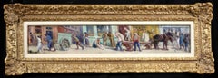 Rue de Paris - Peinture à l'huile impressionniste de Maximillien Luce