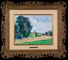 Temps d'Orage - Mereville - Post Impressionist Landscape Oil by Maximilien Luce