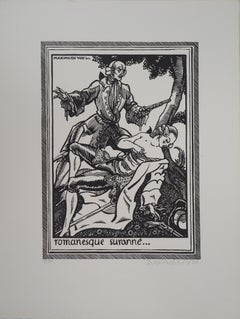 Bad Romance : The Duel - Original Holzschnitt, handsigniert & nummeriert /160