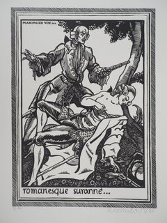 Bad Romance : The Duel - Original wooodcut, Handsigned & numbered /160