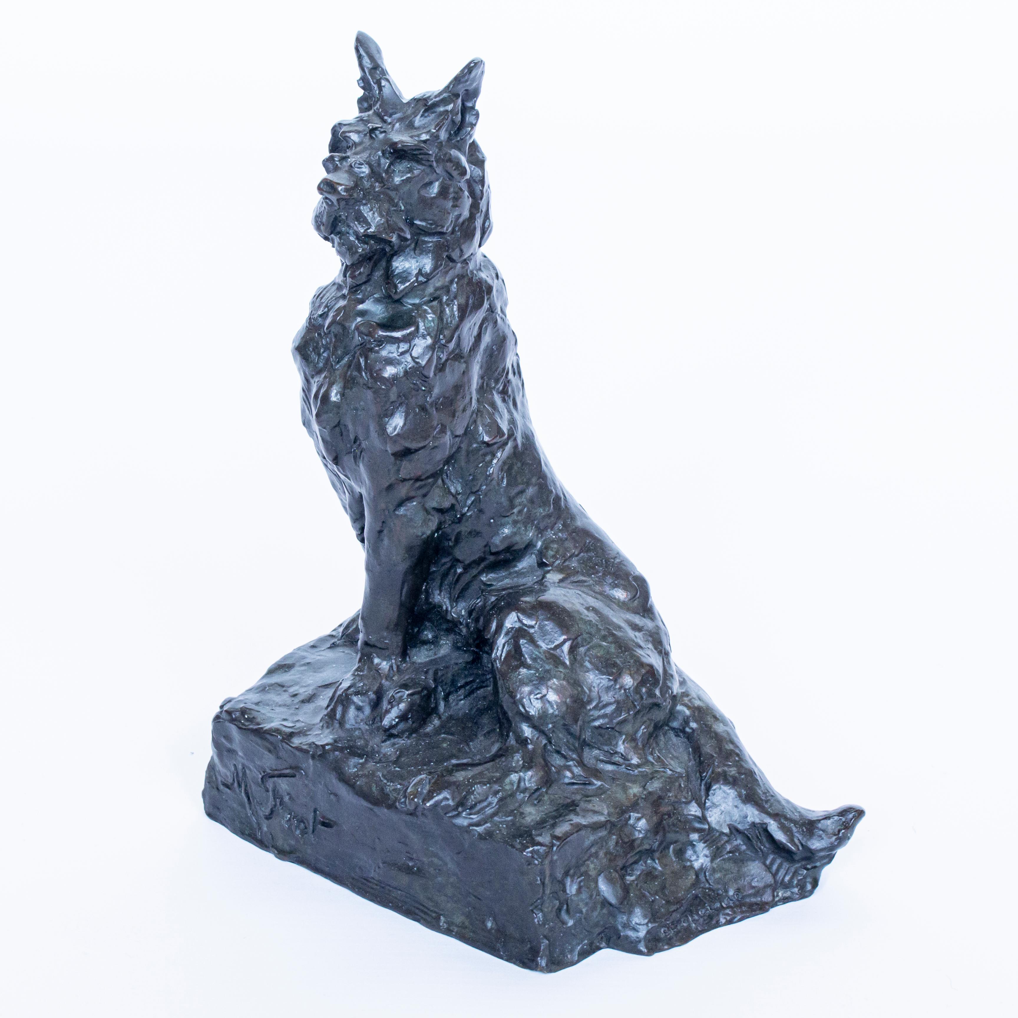 Art Deco Maximillien Fiot Bronze Scottie Dog