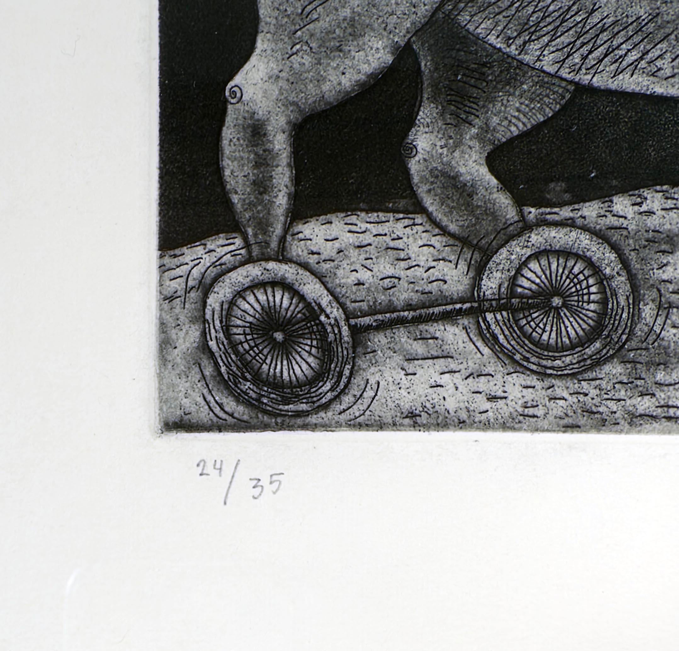 unbetitelt (reiter) (Zeitgenössisch), Print, von Maximino Javier