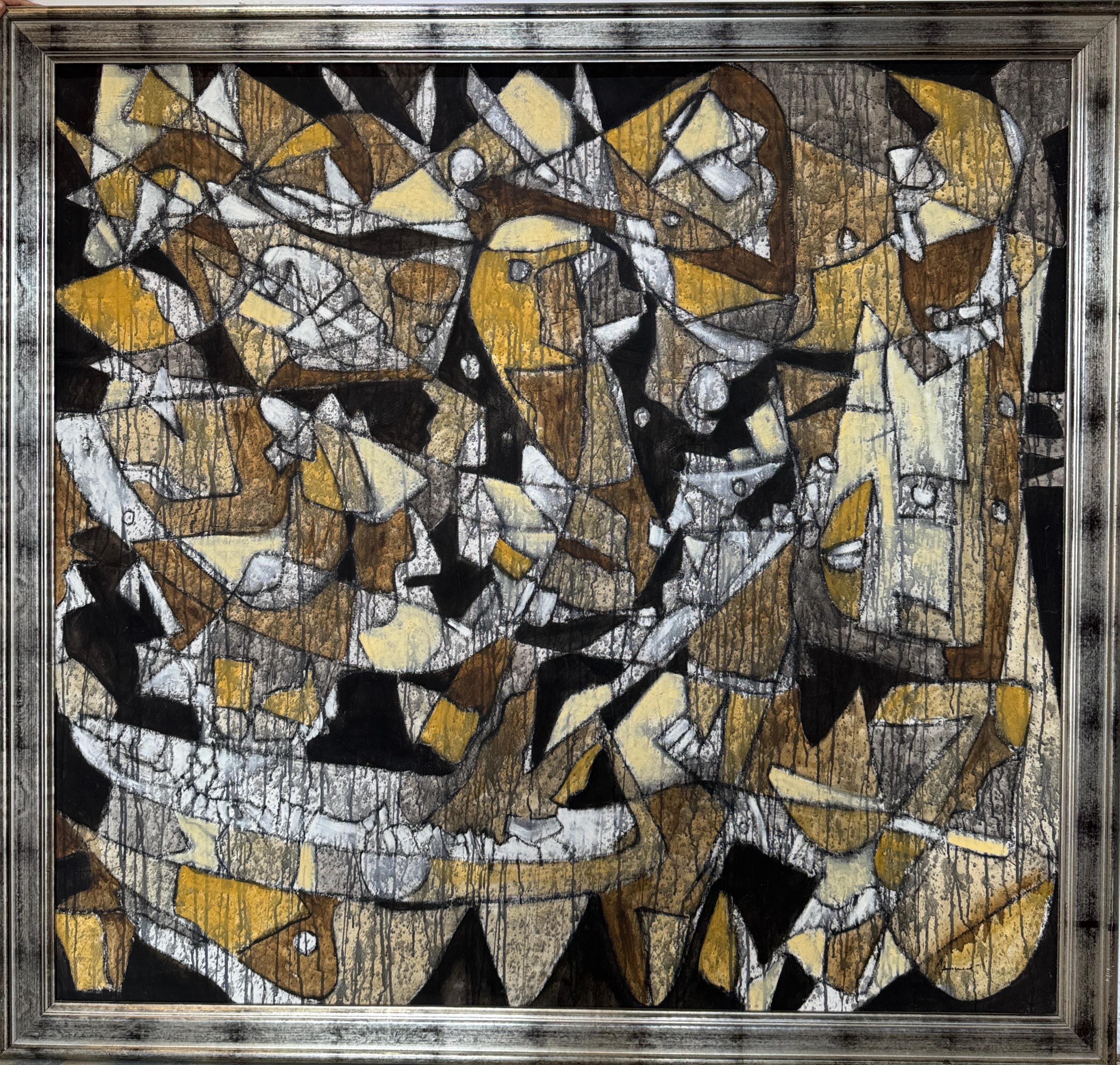 Abstract Painting di Maximo Caminero - Adios Nonino