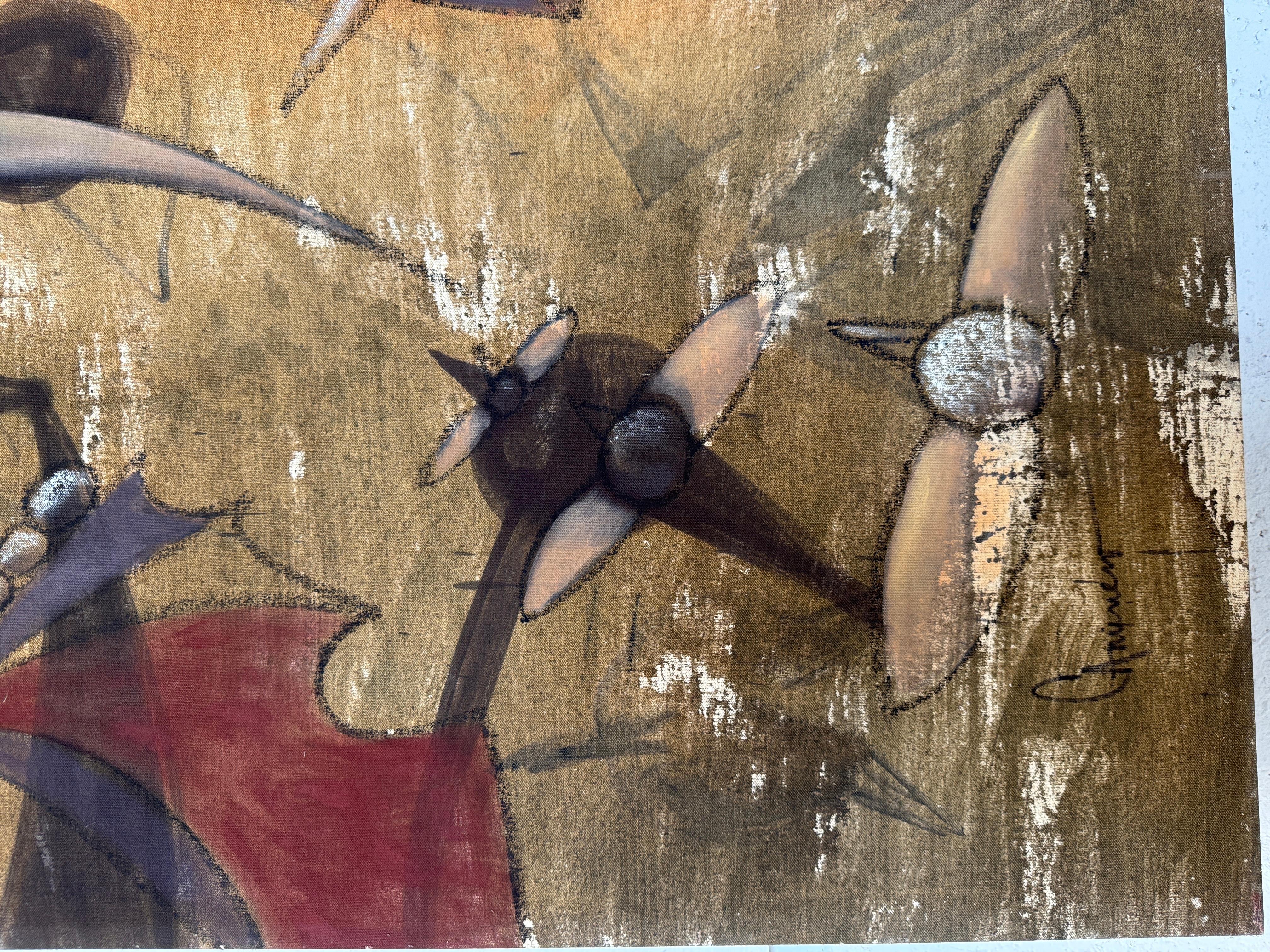 Fugaz Miranda - Painting de Maximo Caminero