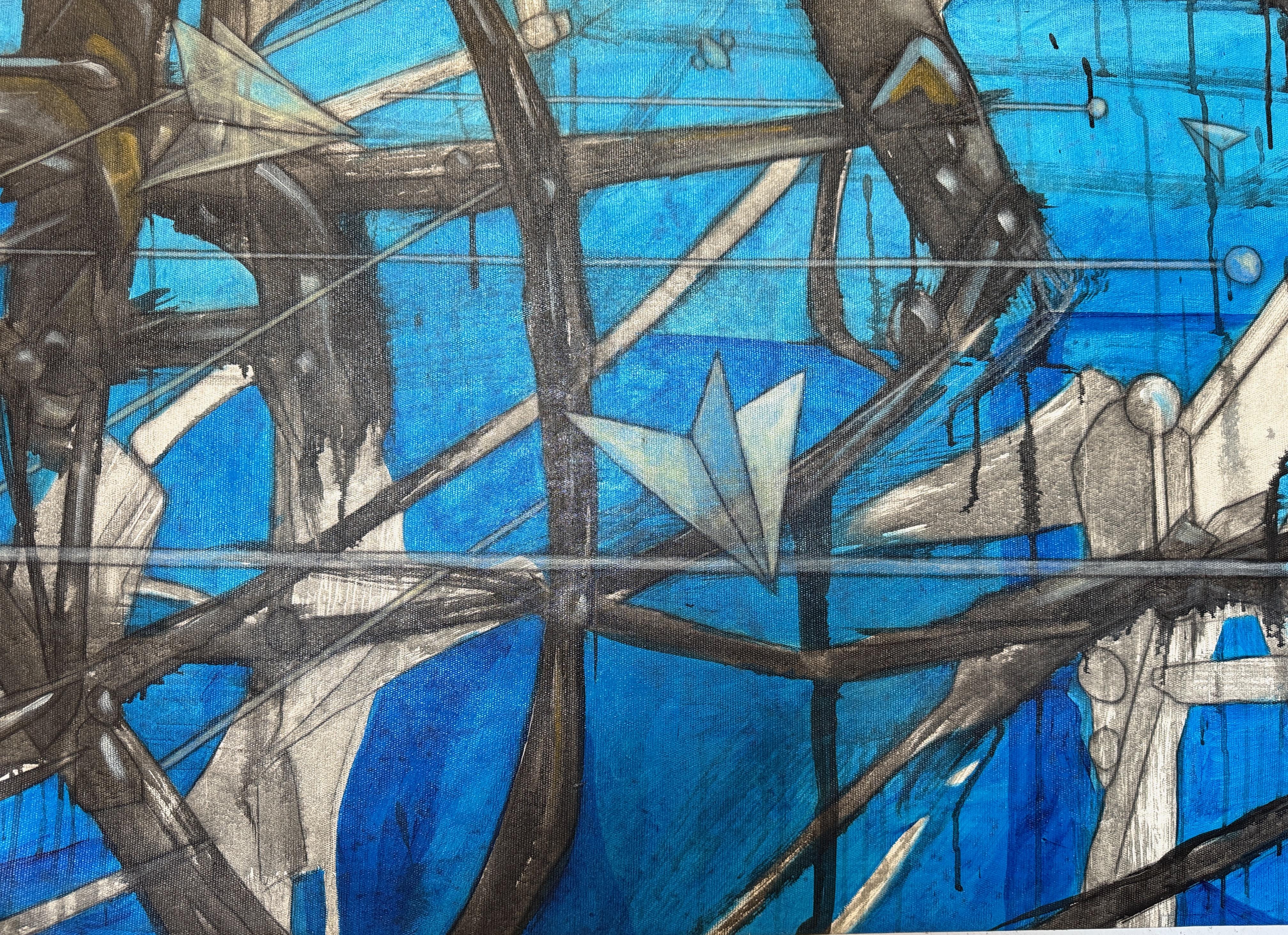 Arpegios Large Contemporary Abstract For Sale 2