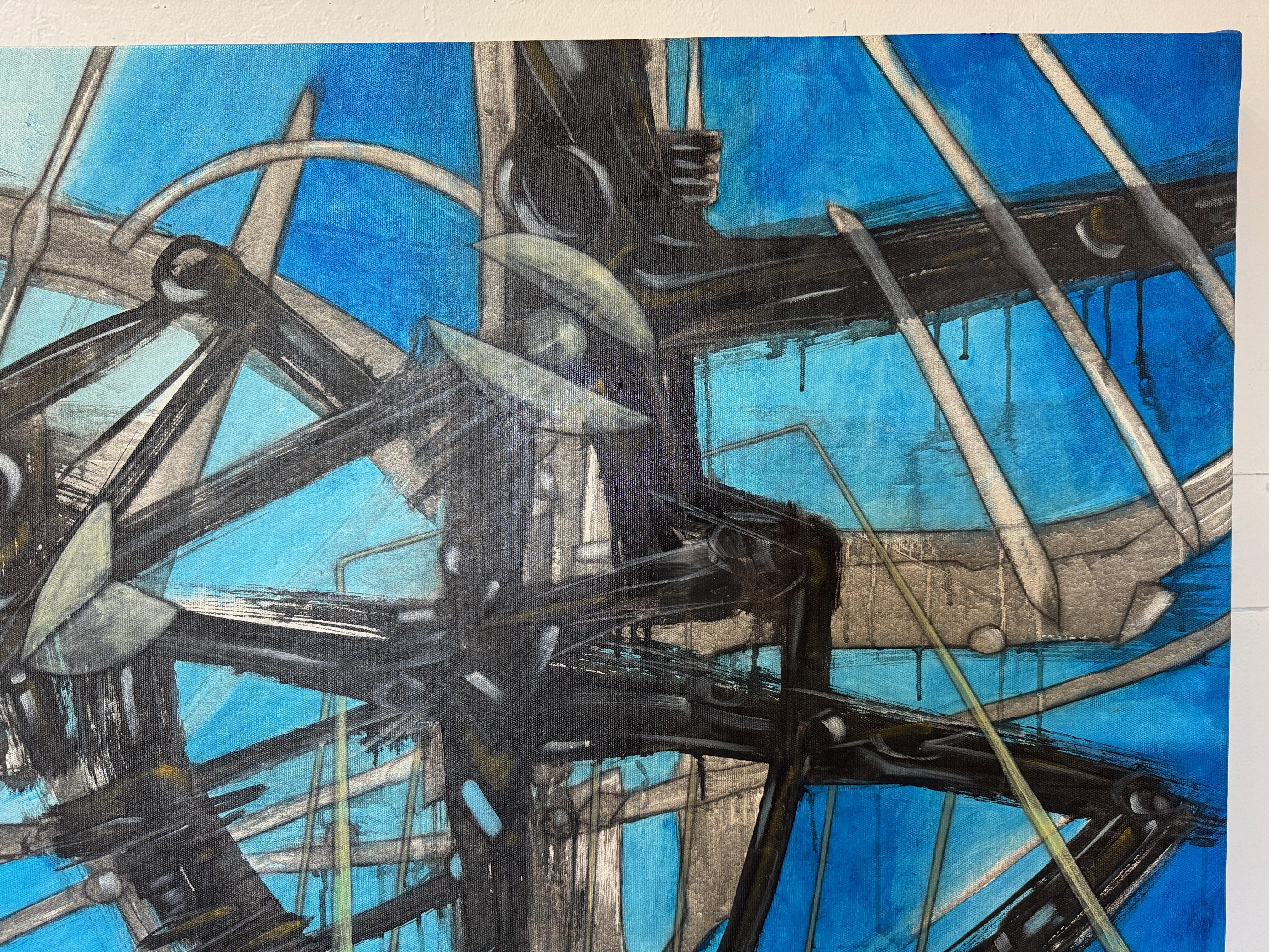 Arpegios Large Contemporary Abstract For Sale 3