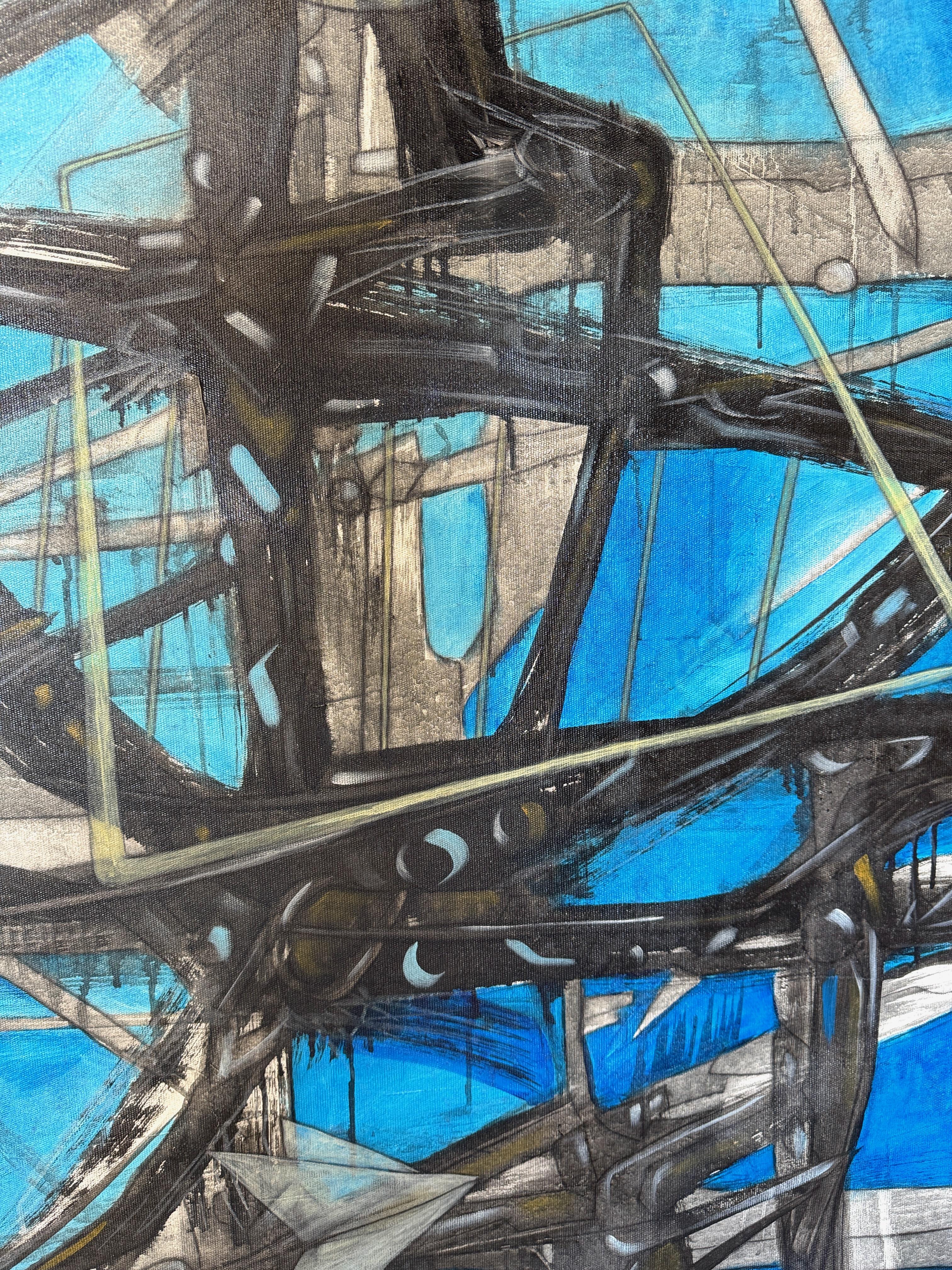 Arpegios Large Contemporary Abstract For Sale 5
