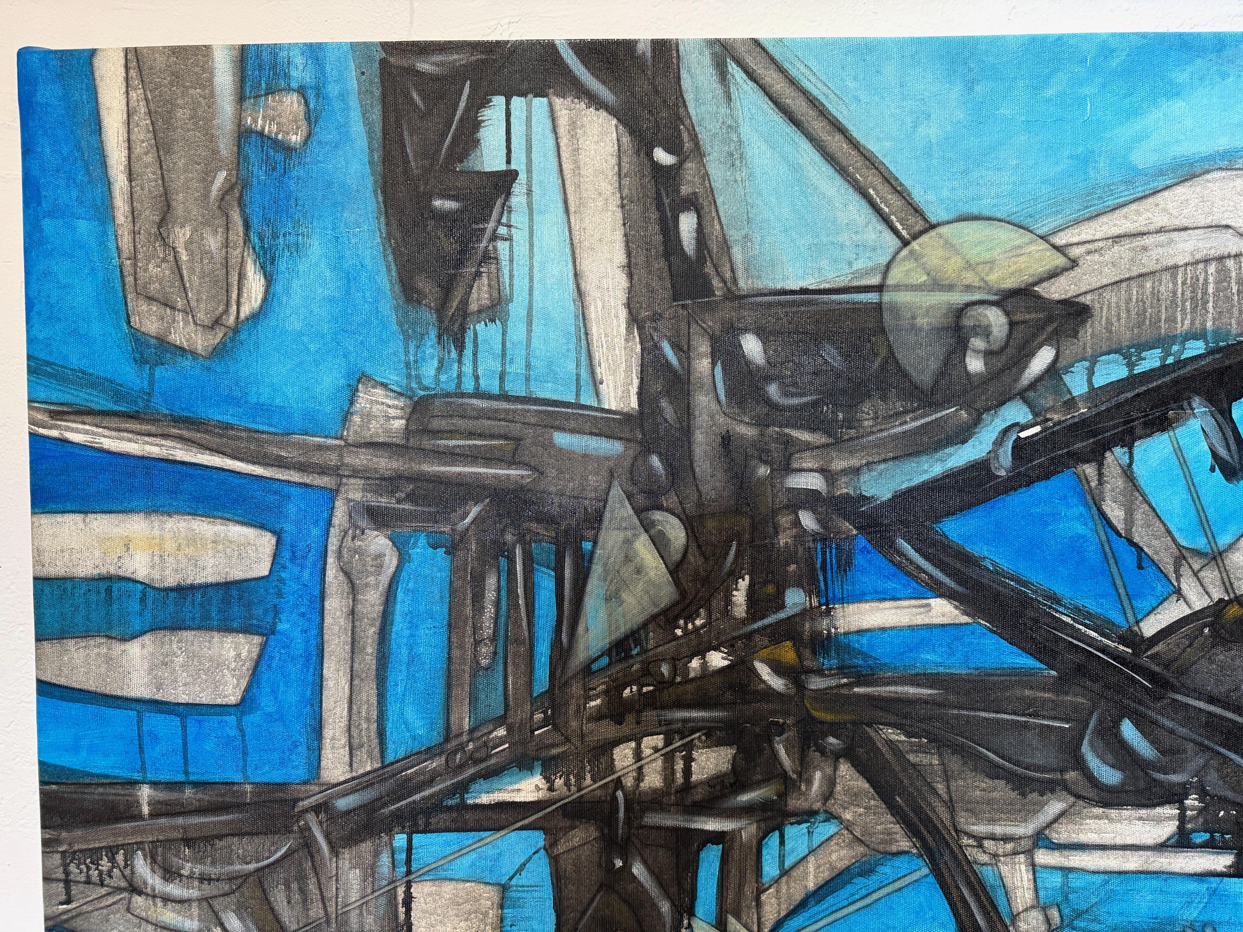 Arpegios Large Contemporary Abstract For Sale 6