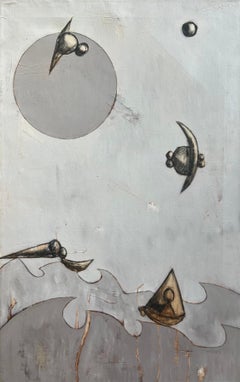 Oil on Canvas by Maximo Caminero Titled: "Jugueteos”