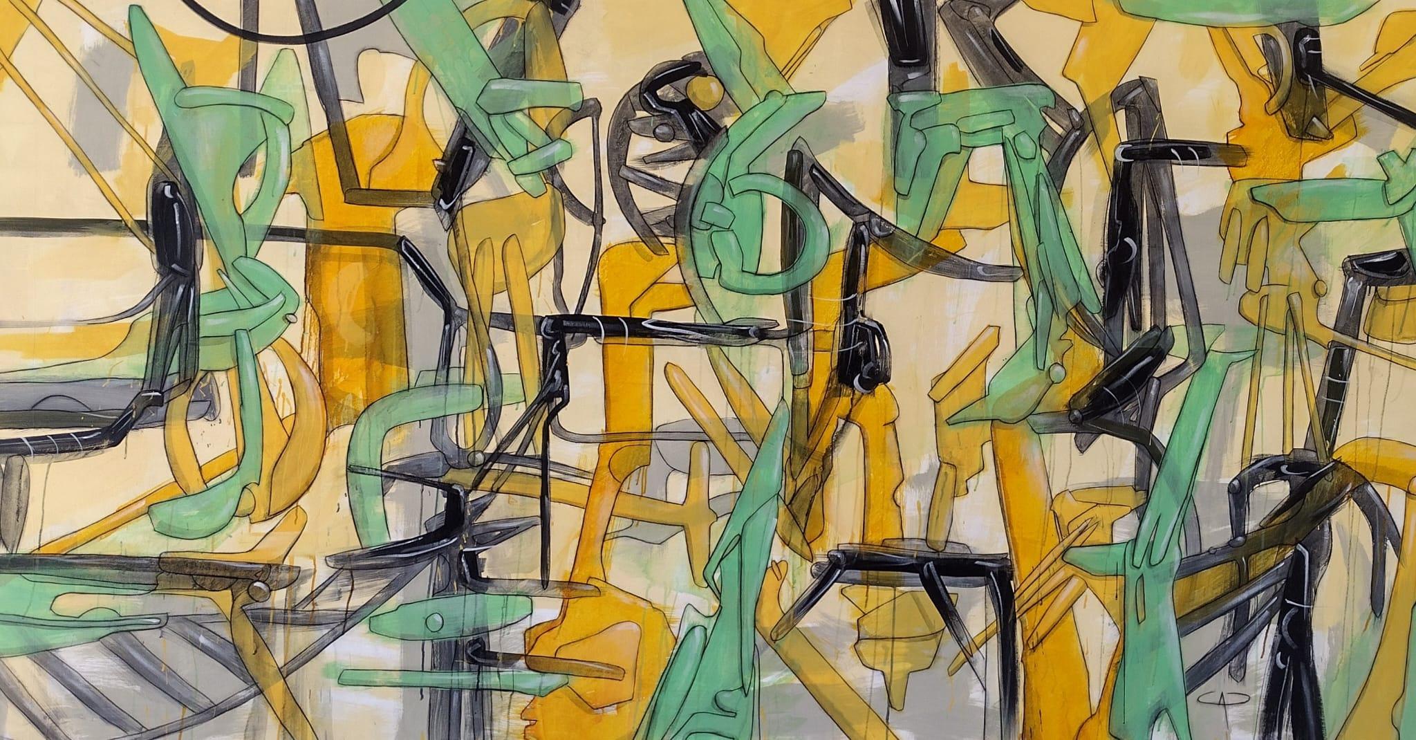 Maximo Caminero Oil on Canvas by Maximo Caminero Titled