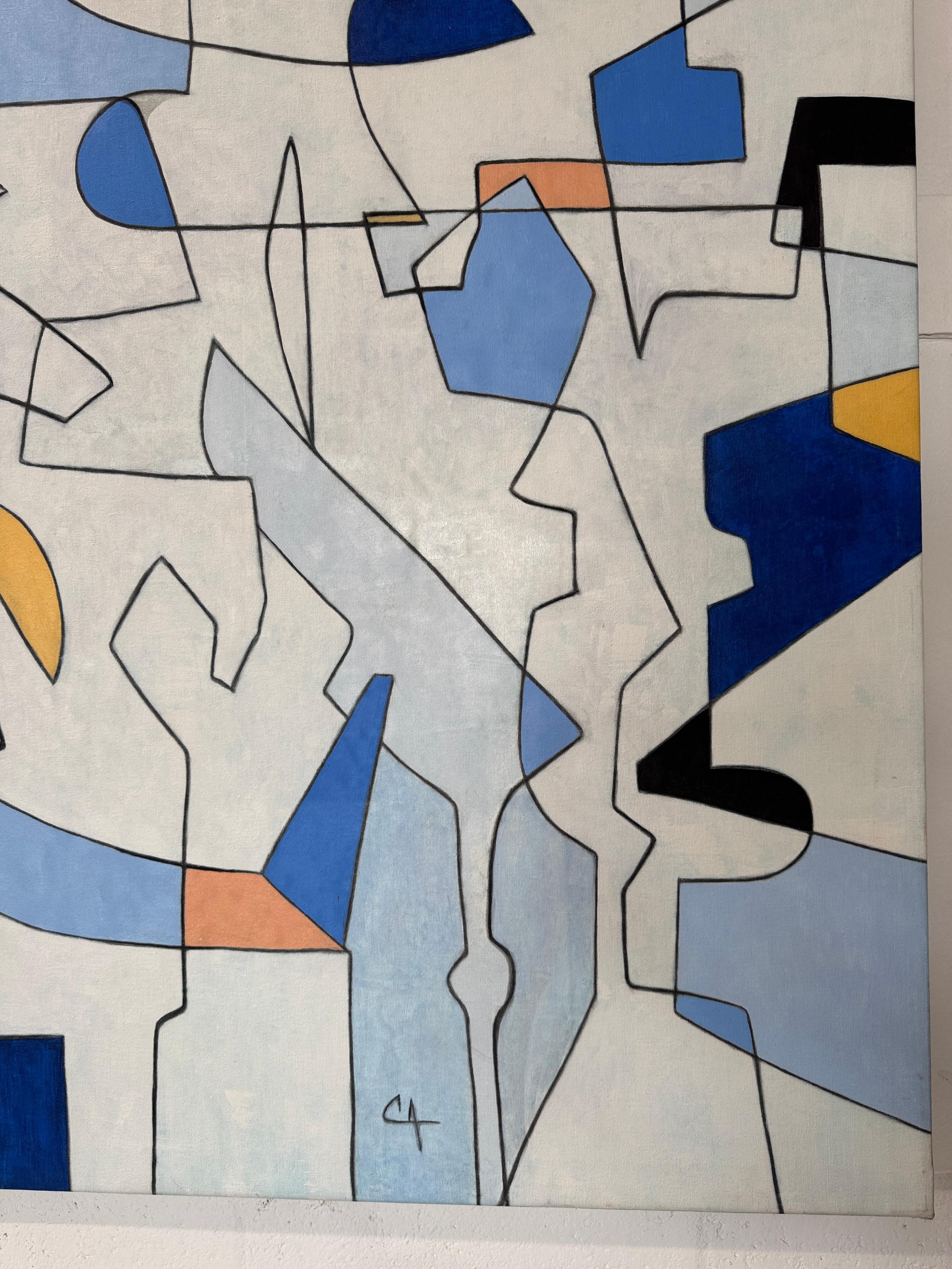 La realtà 
Artista firmato in basso a destra e sul retro, tela 43 