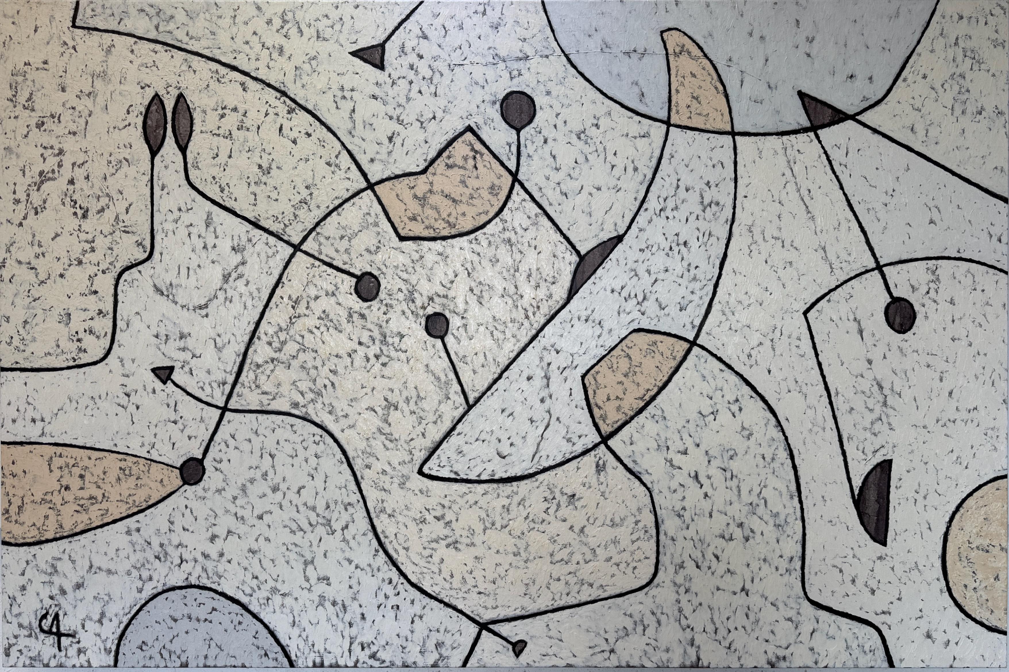 Abstract Painting di Maximo Caminero - Attraverso i tuoi sensi