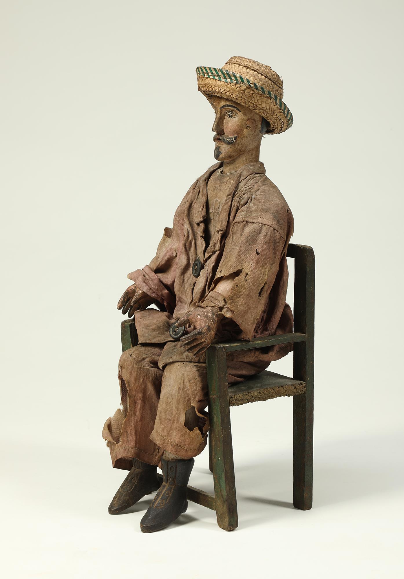 Figura Maximón, Guatemala, Escultura tribal antigua Guatemalteco