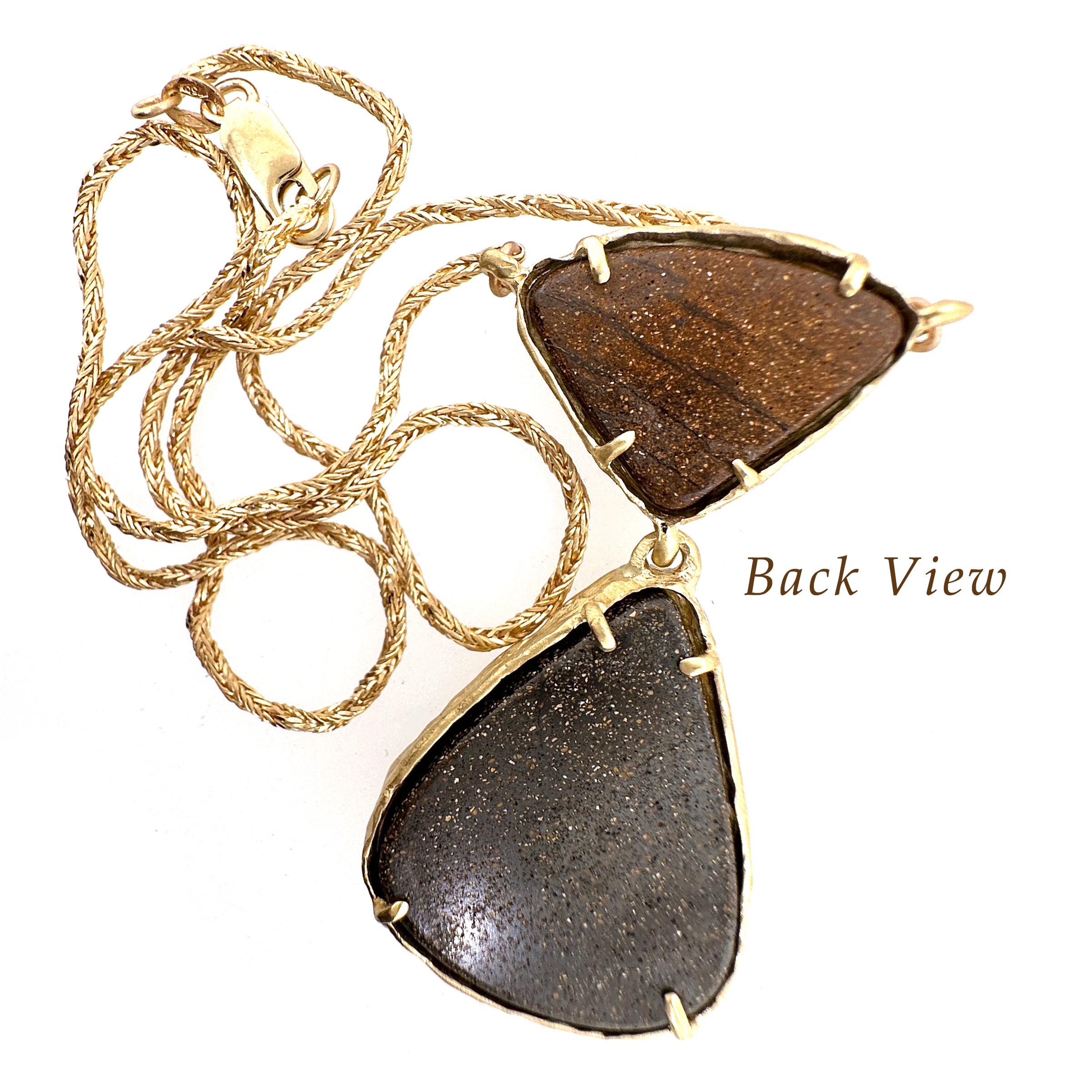 Collana con ciondolo Boulder Opal 