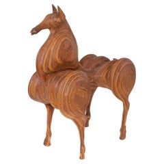 Maxine Kim Stussy Plywood & Resin Horse Sculpture