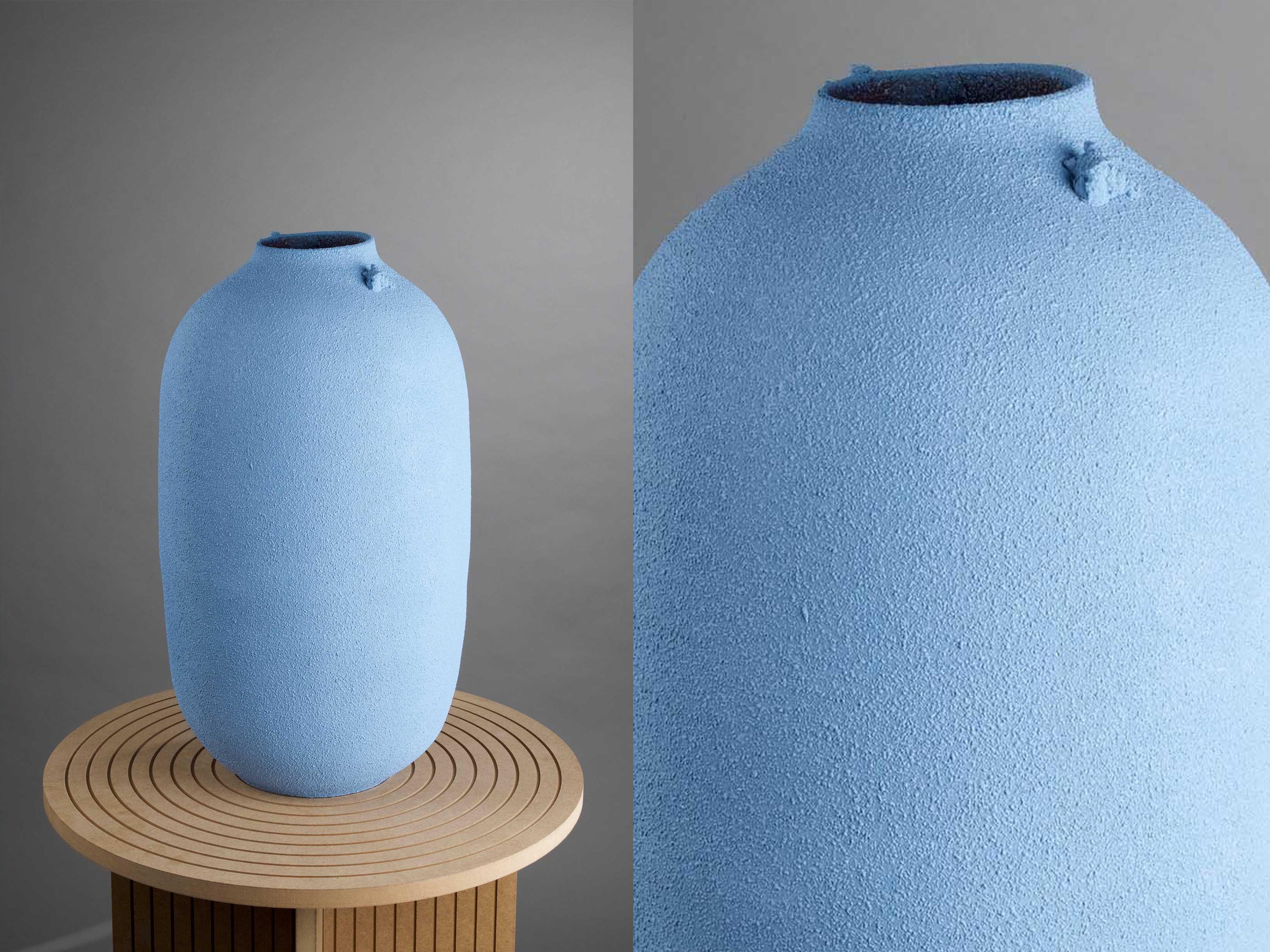 Czech Maxivases Antracit Vase by Roman Sedina For Sale