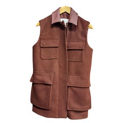 MaxMara Aeroso1234 Burgundy vest by Max Mara, wool, alpaca, Cashmere