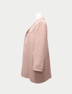 Cappotto in lana MaxMara Blush con risvolto e chiusura a bottoni - US 8 / EU 40
