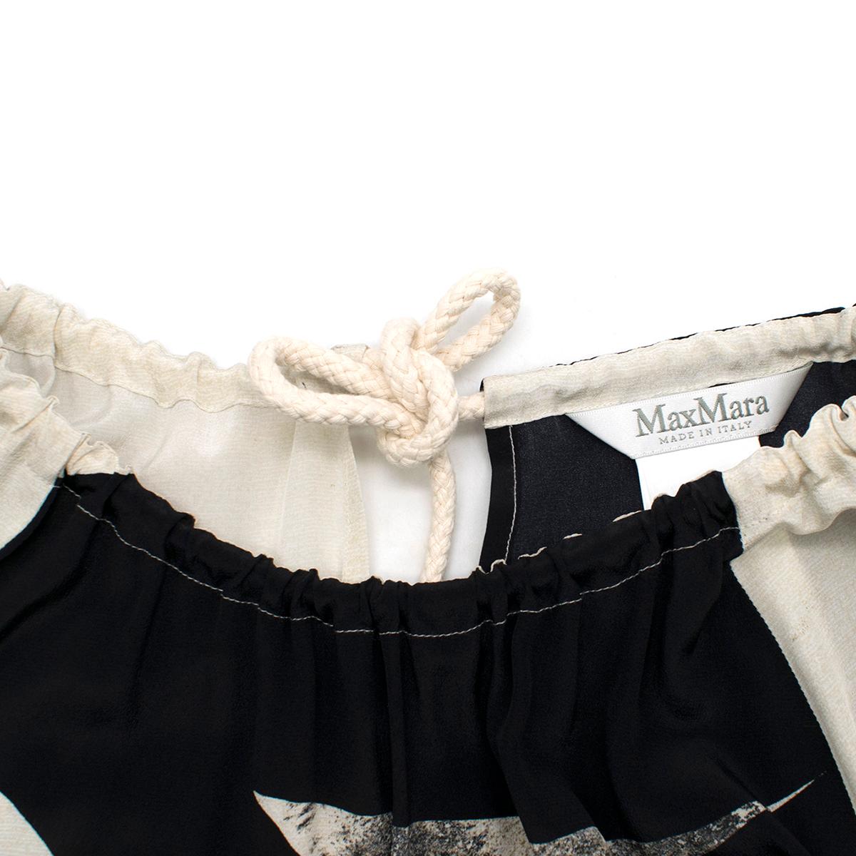 MaxMara Cream Long sleeve Maxi Dress US 6 3