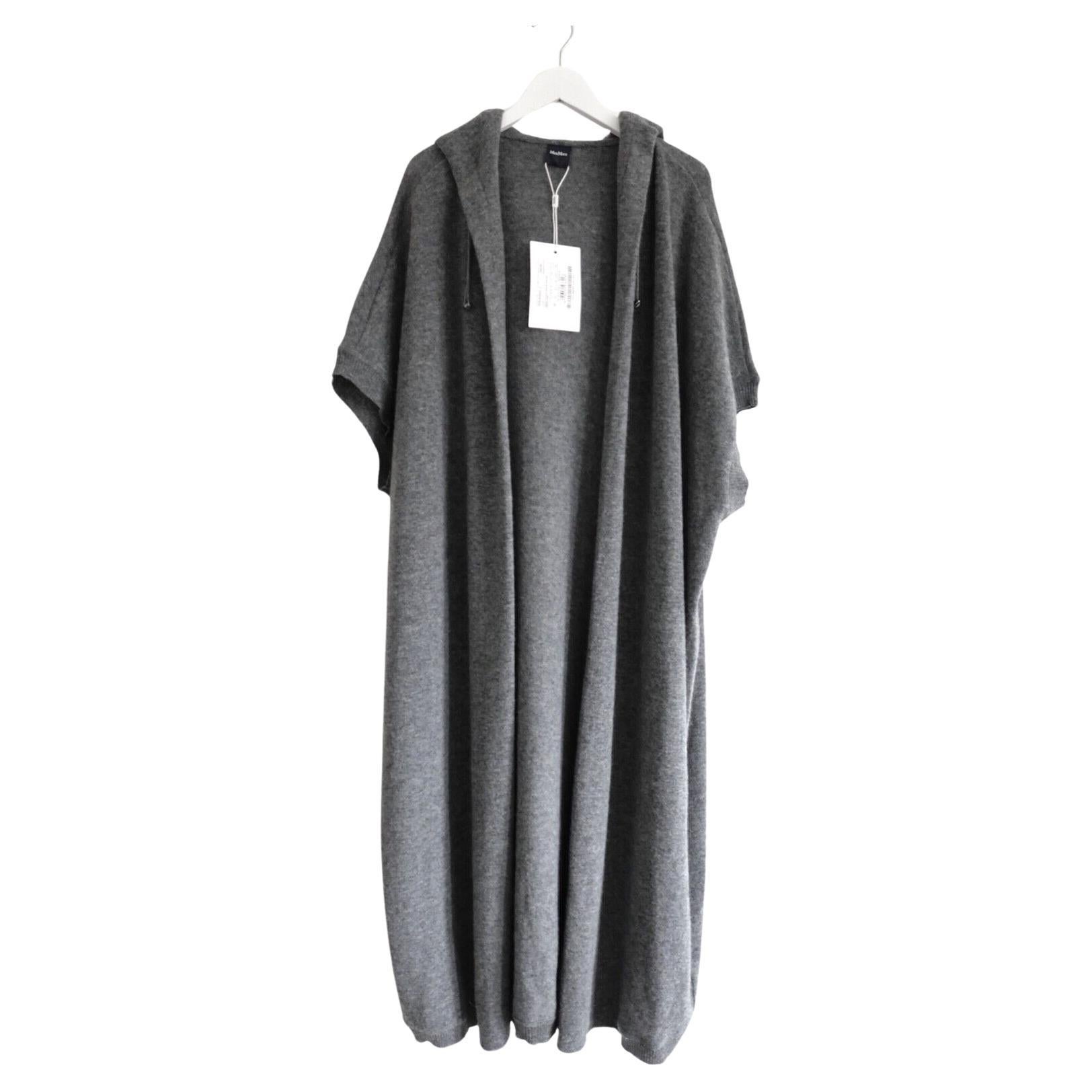 MaxMara - Cardigan lungo con cappuccio per il tempo libero in vendita