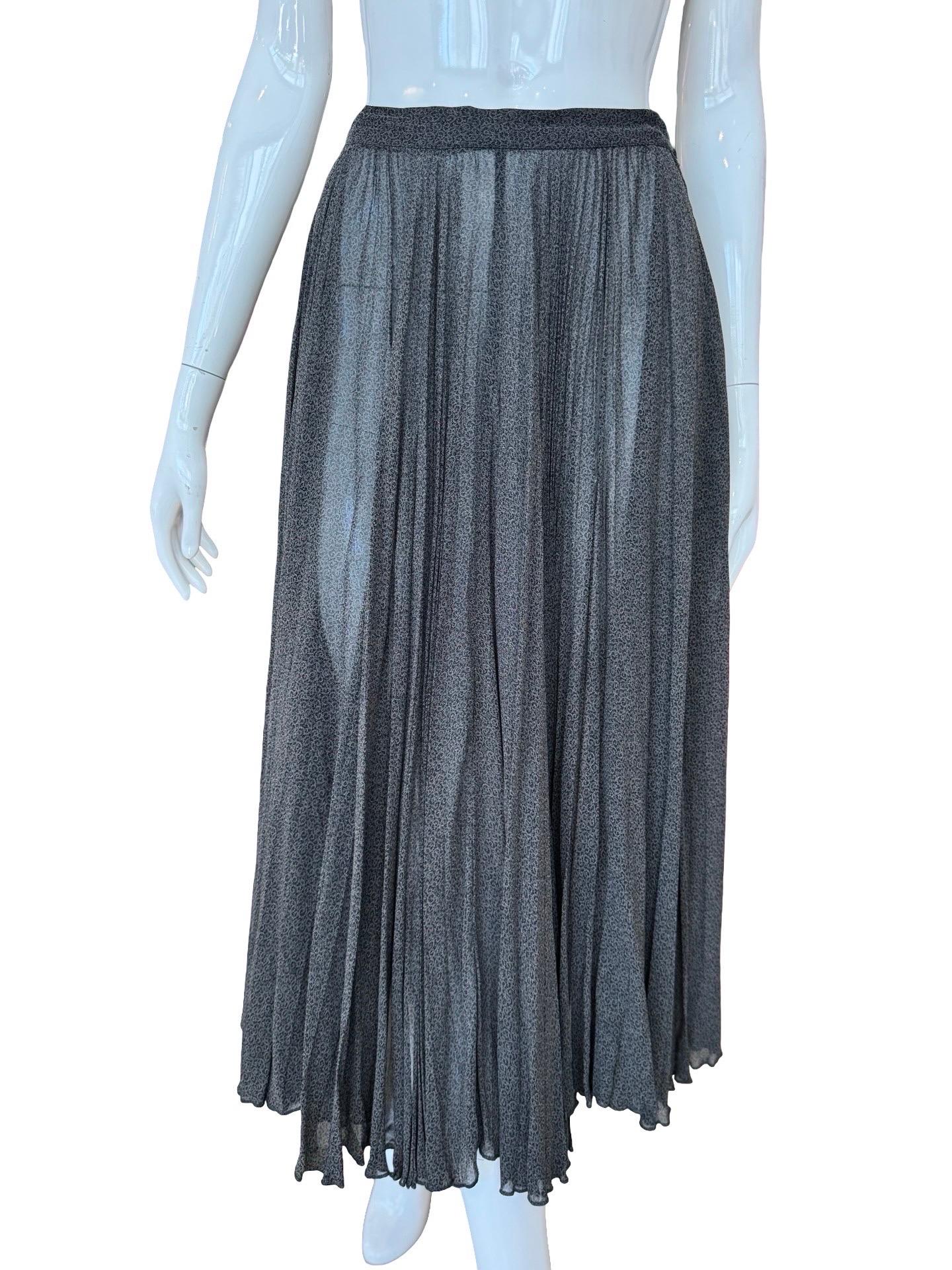 De las mujeres MaxMara Falda Midi Plisada Transparente en venta