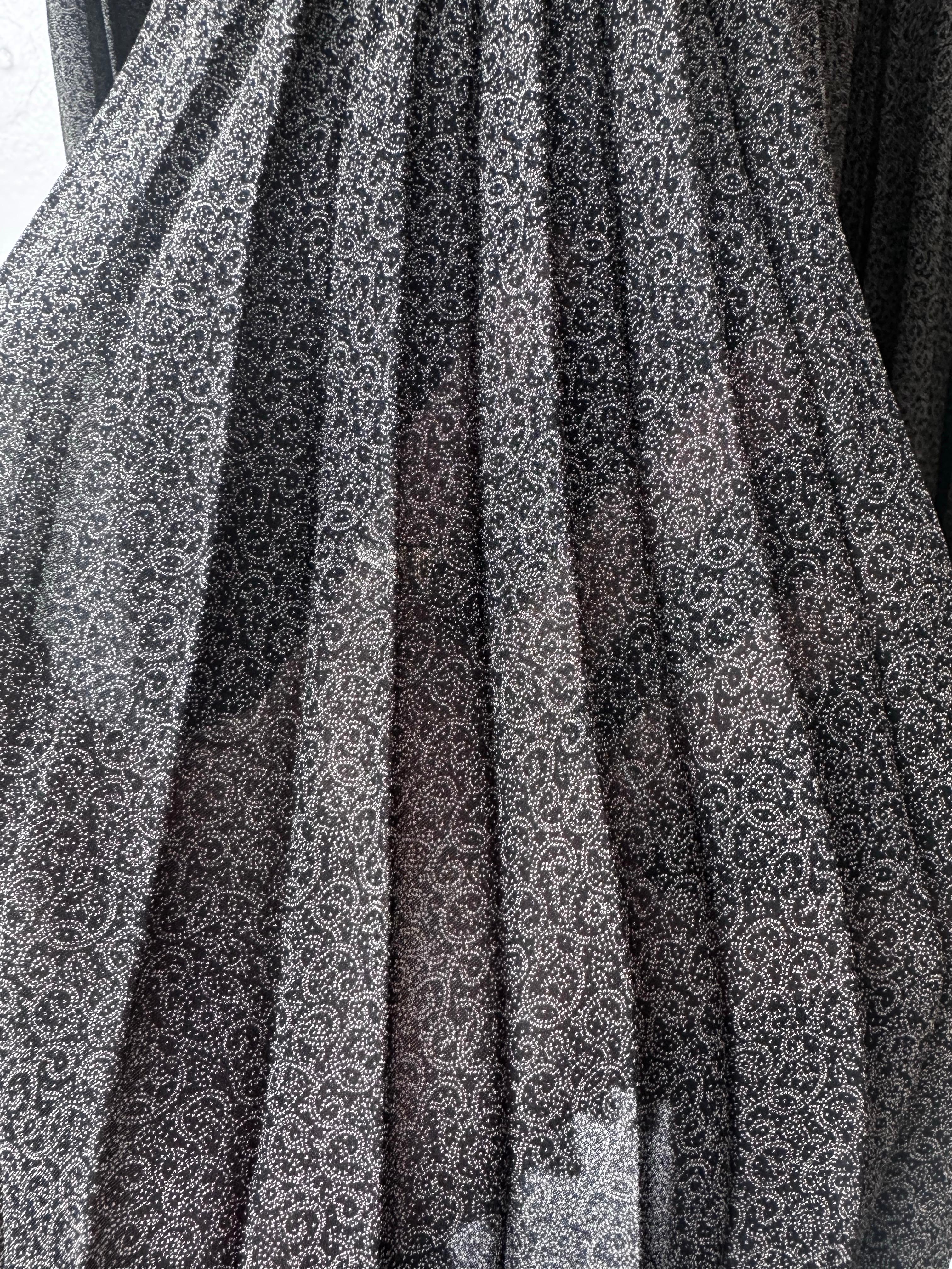 MaxMara Falda Midi Plisada Transparente en venta 3