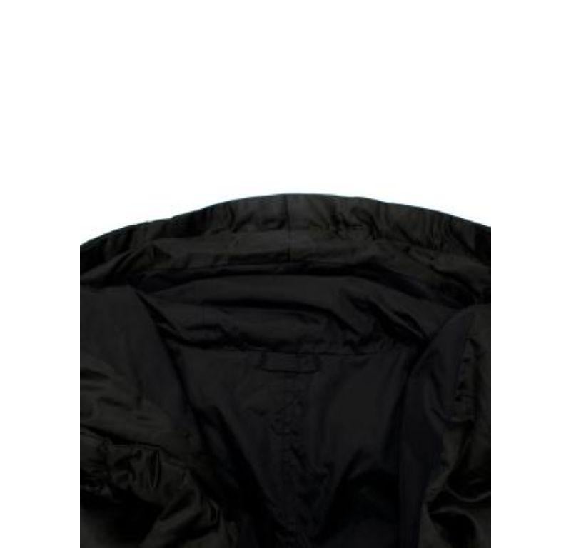 MaxMara The Cube Long Black Reversible Down Coat For Sale 6