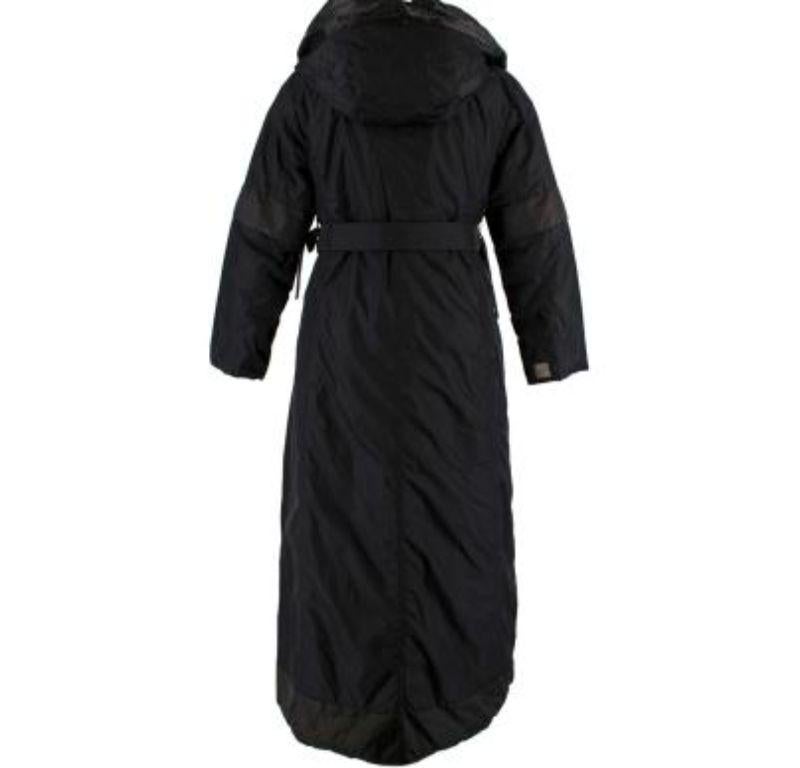 MaxMara The Cube Long Black Reversible Down Coat For Sale 2