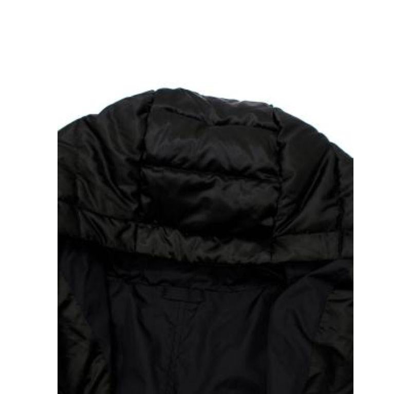 MaxMara The Cube Long Black Reversible Down Coat For Sale 3