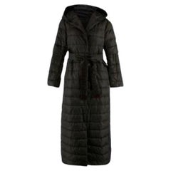 MaxMara The Cube Long Black Reversible Down Coat