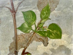 Leaves in Season - Spring, British Tempera on copper by Maxwell Armfield