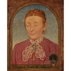 Vintage Maxwell Ashby Armfield Portrait Of The Artist's Mother Margaret Armfield Maxwell