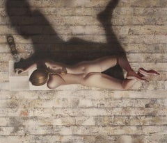  Figure with Plaited Hair on Floorboards III, 2011 