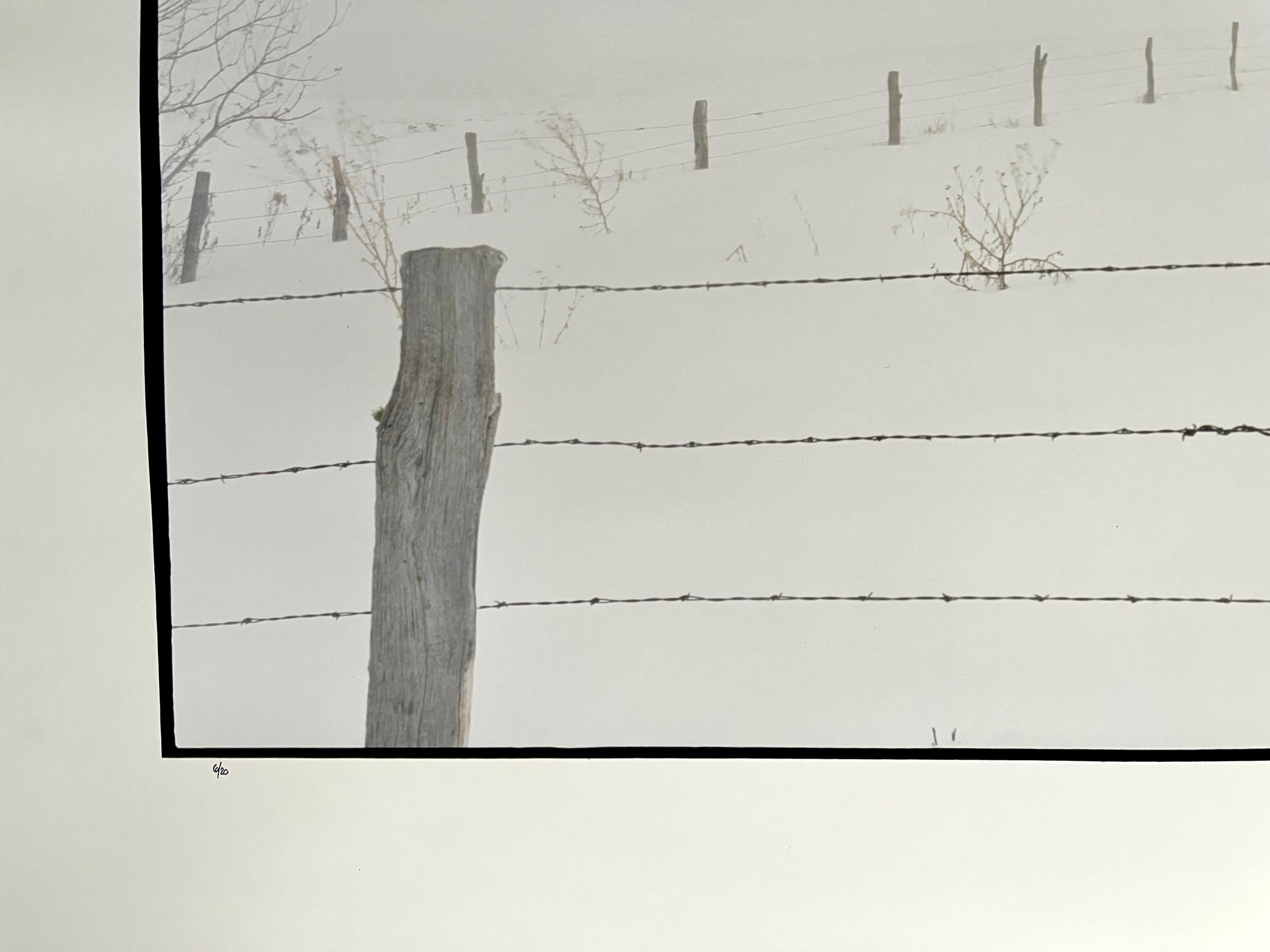 Everts Township Schoolhouse, Winter, 
Fabulous American landscape photography of a rural landscape scene. 
from small hand signed edition of 20
Large Chromogenic print on Kodak Professional Paper
The sheets are approximately 30 X 56 inches
the