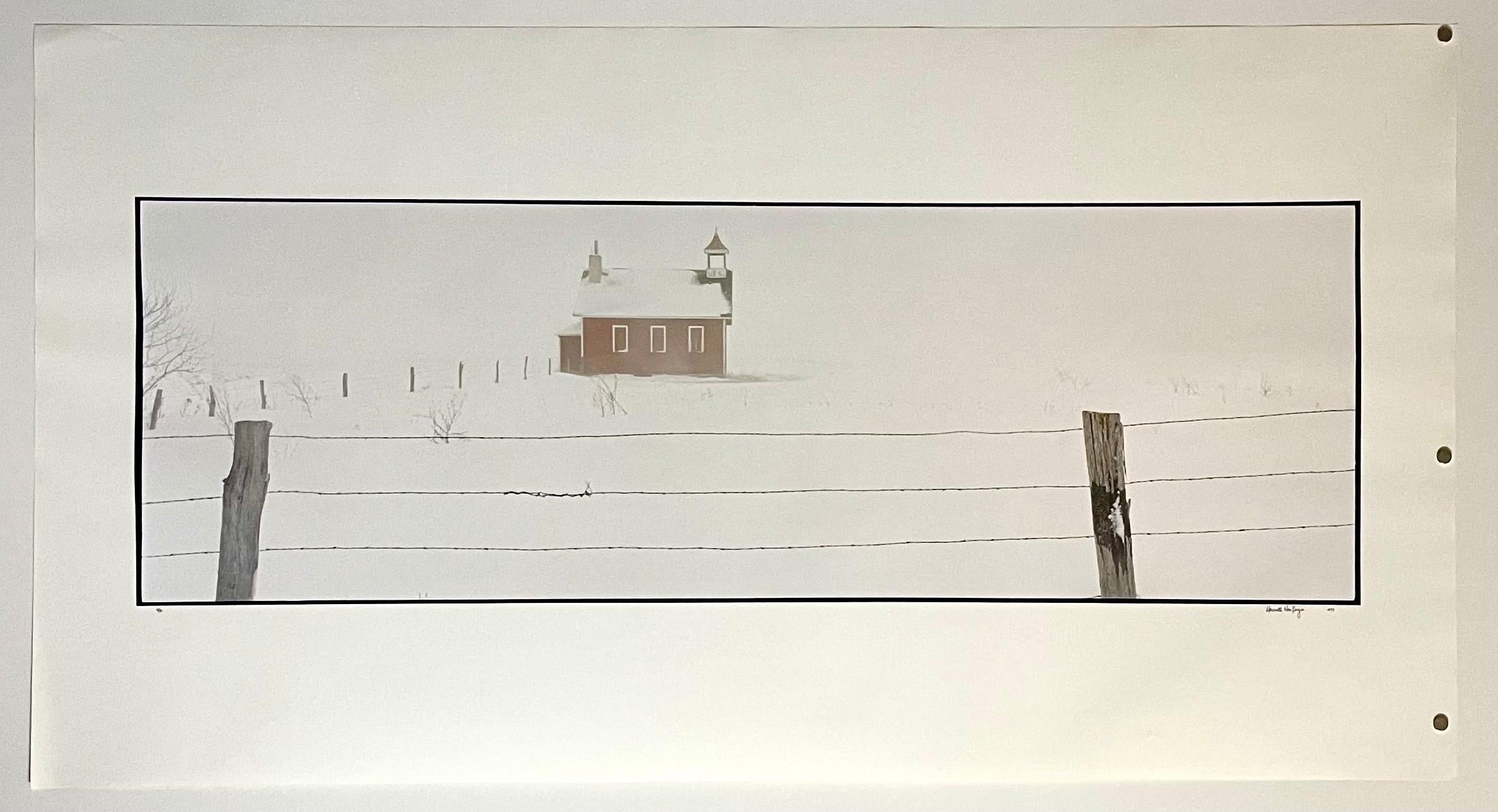 Architecture, Winter Landscape, Large Panoramic Color Photograph Signed Photo 4