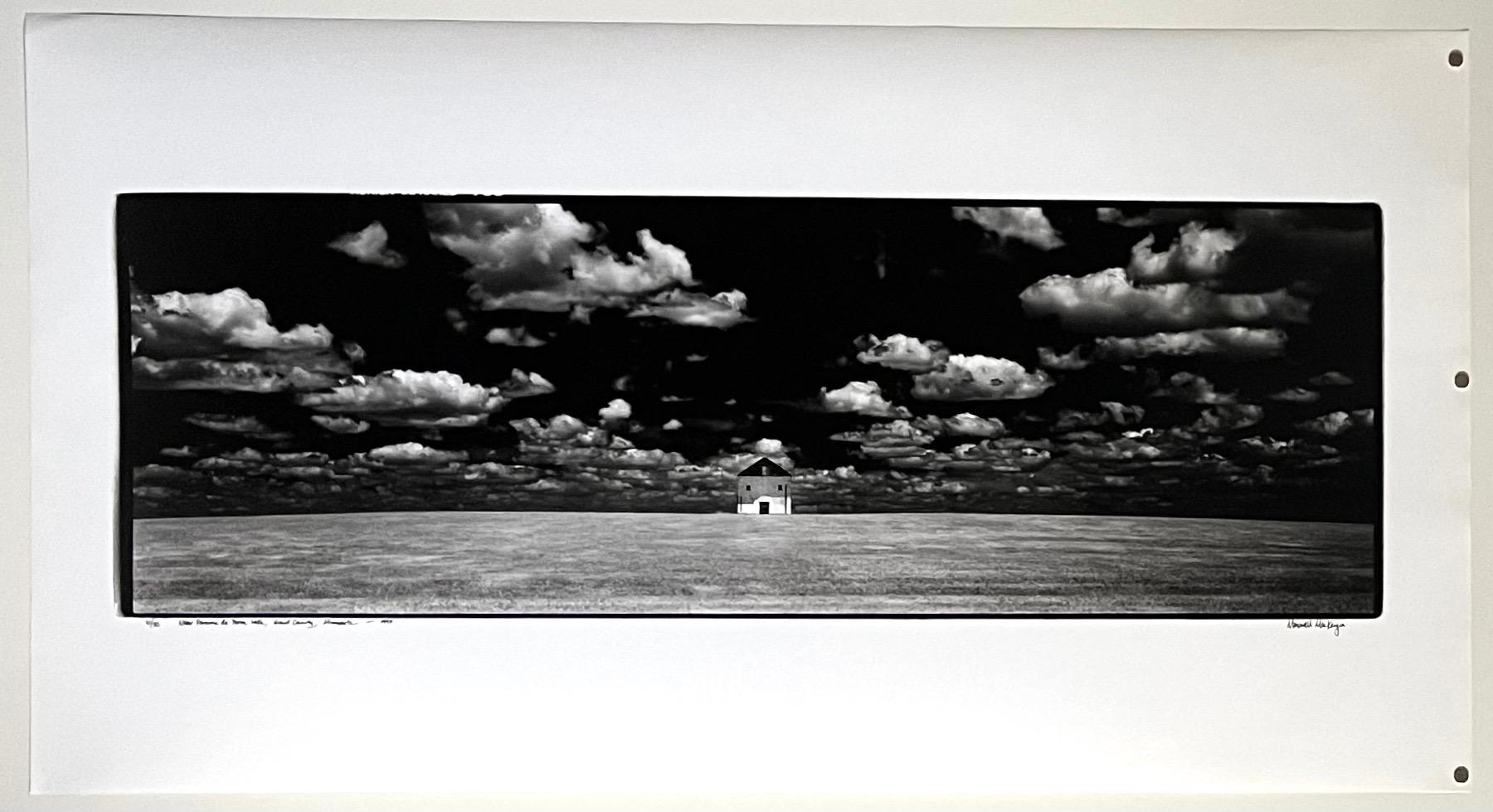 Large Panoramic Black & White Photograph Signed American Ruins Maxwell Mackenzie For Sale 2