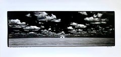 Vintage Large Panoramic Black & White Photograph Signed American Ruins Maxwell Mackenzie