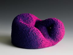 "Blue & Pink Mug #7", Contemporary, Mixed Media, Abstract, Ceramic, Sculpture