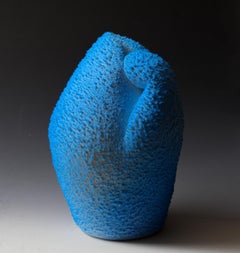 "Blue & White Pitcher", Contemporary, Ceramic, Sculpture, Stoneware, Plastic 