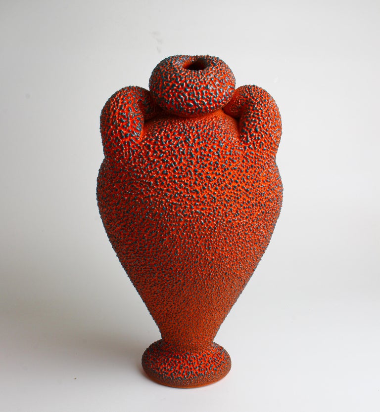 Maxwell Mustardo „Orange und blaugrüne Amphore“, zeitgenössische