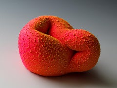 "Pink & Yellow Mug #3":: Contemporary:: Mixed Media:: Abstract:: Ceramic:: Sculpture