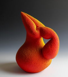 "Brocca rossa e gialla", Contemporaneo, Ceramica, Scultura, Tecnica mista, Plastica