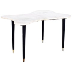 Maxwell of Miami Mid Century Amoeba Marble Coffee Table