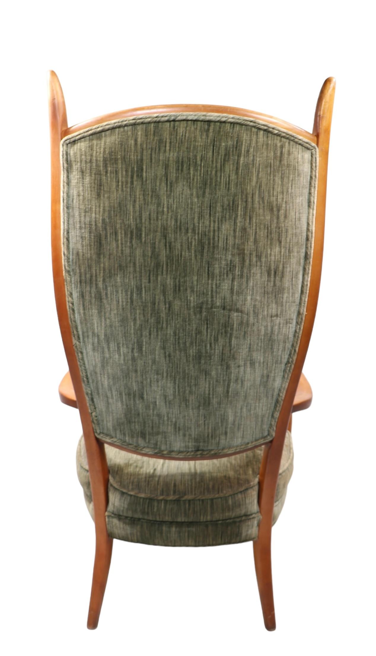 Maxwell Royal American High Back Arm Lounge Chair, 1950 ca. in vendita 4